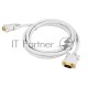 Шнур VGA - VGA с ферритами, длина  1,8 метра, серый (GOLD) REXANT