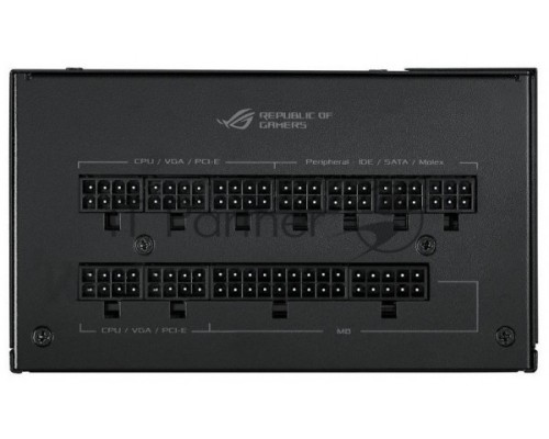 Блок питания ASUS ROG STRIX 1000G чёрный (1000W, 80 Plus Golg, 135 мм вентилятор, 90YE00A5-B0NA00)