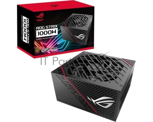Блок питания ASUS ROG STRIX 1000G чёрный (1000W, 80 Plus Golg, 135 мм вентилятор, 90YE00A5-B0NA00)