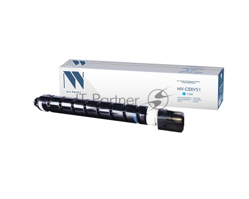 Картридж лазерный NVP совместимый NV-C-EXV51 Cyan для Canon IR Advance C5535/5540/5550/5560 (60000k)