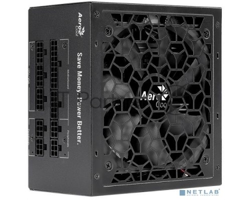 Блок питания Aerocool, AERO BRONZE 750M, 750Вт, 80 PLUS BRONZE, 120мм, черный