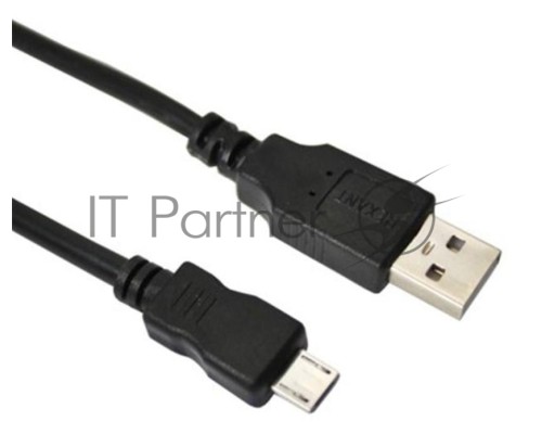 Кабель USB (шт. micro USB - шт. USB A) 1.8 метра, черный REXANT