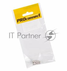 Разъем антенный на кабель, штекер F для кабеля RG-6, (1шт.) (пакет)  PROconnect