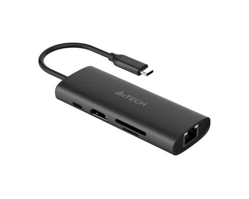 [Контроллер] Разветвитель USB-C A4Tech DST-80C 2порт. серый