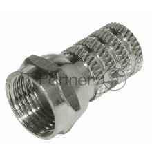 F-разъем RG-59, L=19 мм,  цинк  PROconnect
