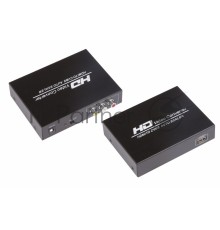 Конвертер HDMI на 3 RCA, металл  REXANT