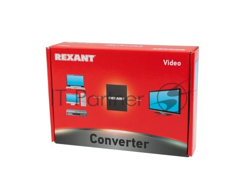Конвертер BNC + S-video на VGA  REXANT