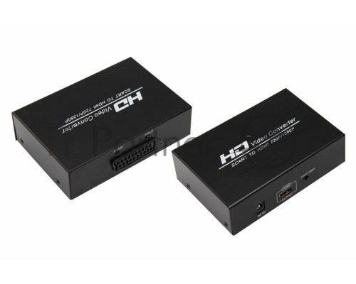 Конвертер SCART на HDMI, металл  REXANT