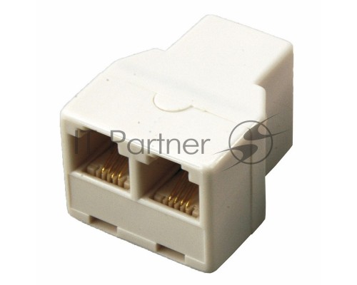 Rexant Телефонный двойник RJ-14(6P4C) (гнездо - 2 гнезда)