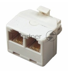 Rexant Телефонный двойник RJ-14(6P4C) (штекер - 2 гнезда)