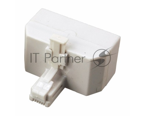 Rexant Телефонный тройник RJ-14(6P4C) (штекер - 3 гнезда)