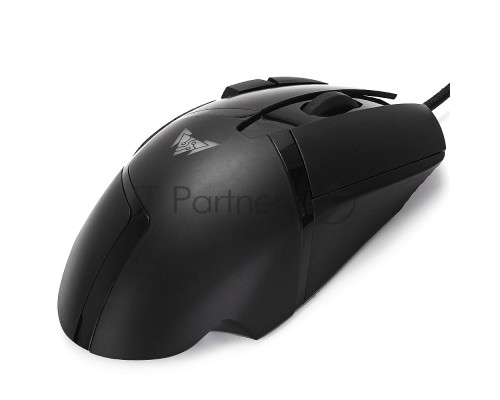 Мышь проводная Crown CMGM-901 черный, 4800 dpi, USB, кнопки - 8