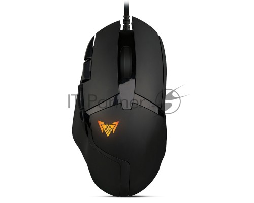 Мышь проводная Crown CMGM-901 черный, 4800 dpi, USB, кнопки - 8