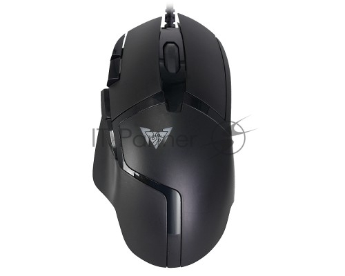 Мышь проводная Crown CMGM-901 черный, 4800 dpi, USB, кнопки - 8