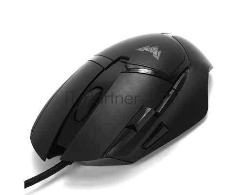 Мышь проводная Crown CMGM-901 черный, 4800 dpi, USB, кнопки - 8
