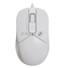 Мышь проводная A4Tech Fstyler FM12S белый, 1200 dpi, USB, кнопки - 3