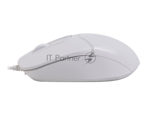 Мышь проводная A4Tech Fstyler FM12S белый, 1200 dpi, USB, кнопки - 3