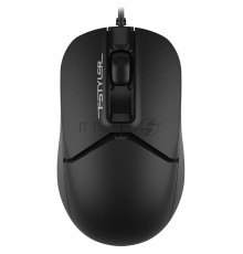 Мышь проводная A4Tech Fstyler FM12 черный, 1200 dpi, USB, кнопки - 3
