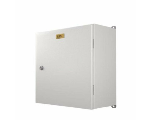 [Монтажные шкафы, стойки] Elbox Электротехнический распределительный шкаф IP66 навесной (В400 x Ш300 x Г150) EMW c одной дверью, нерж. сталь EMW-400.300.150-1-IP66-AISI430