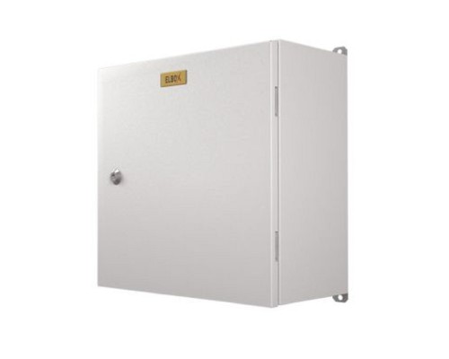 [Монтажные шкафы, стойки] Elbox Электротехнический распределительный шкаф IP66 навесной (В800 x Ш600 x Г300) EMW c одной дверью, нерж. сталь EMW-800.600.300-1-IP66-AISI430