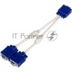 Переходник сплиттер 0.1 m VGA <=> 2 x VGA AT0800 ATCOM
