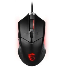 Мышь проводная MSI Clutch GM08 черный, 4200 dpi, USB, кнопки - 6