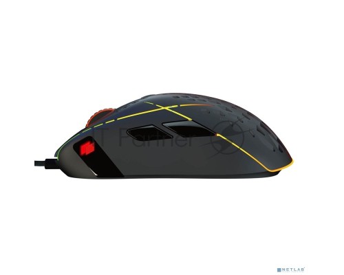 Мышь проводная HIPER Aero A-2 черный, 7200 dpi (до 12400 dpi через ПО), USB, кнопки - 8