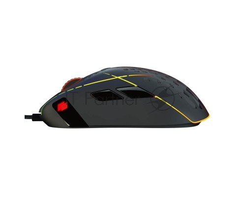 Мышь проводная HIPER Aero A-2 черный, 7200 dpi (до 12400 dpi через ПО), USB, кнопки - 8