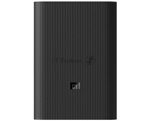 Мобильный аккумулятор Xiaomi Mi Power Bank 3 Ultra Compact Li-Pol 10000mAh 3A+2.5A черный 2xUSB материал пластик
