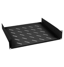 Cabeus SH-J017-2U-400-BK Полка перфорированная для шкафов 19