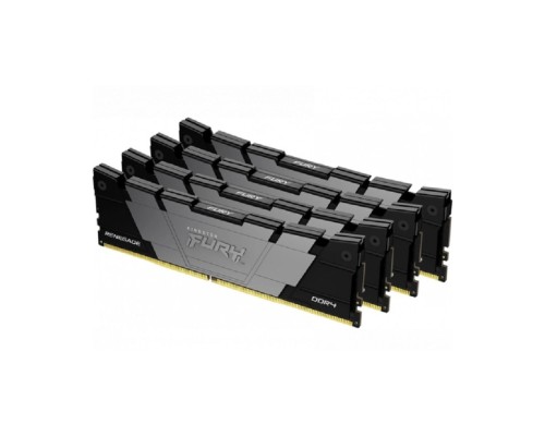 [Модуль памяти] Kingston 128GB 3600MHz DDR4 CL18 DIMM (Kit of 4) FURY Renegade Black KF436C18RB2K4/128