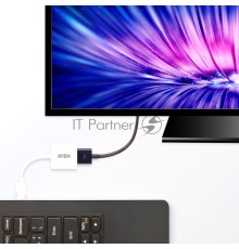 Переходник ATEN DP(M) to HDMI(F) adapter