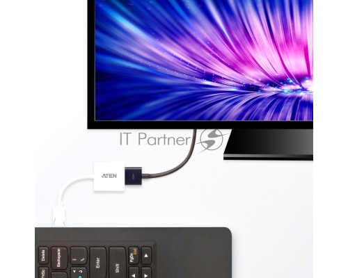 Переходник ATEN DP(M) to HDMI(F) adapter