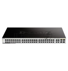 Коммутатор D-Link DGS-1052/A2A, L2 Unmanaged Switch with 48 10/100/1000Base-T and 4 100/1000Base-T/SFP combo-ports. 16K Mac address, 802.3x Flow Control, Auto MDI/MDI-X, 802.1p QoS, D-Link Green technology, Me