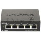 Коммутатор D-Link DGS-1100-05V2/A1A, L2 Smart Switch with 5 10/100/1000Base-T ports.8K Mac address, 802.3x Flow Control, Port Trunking, Port Mirroring, IGMP Snooping, 32 of 802.1Q VLAN, VID range 1-4094, Loopba