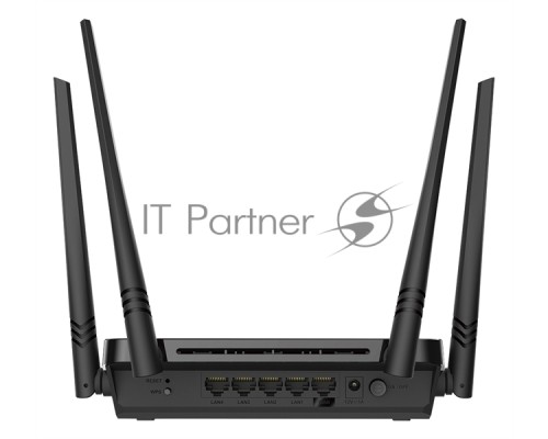 Роутер D-Link DIR-822/RU/E1A, Wireless AC1200 Dual-Band Router with 1 10/100Base-TX WAN port and 4 10/100Base-TX LAN ports.802.11b/g/n compatible, 802.11AC up to 866Mbps,1 10/100Base-TX WAN port, 4 10/100B