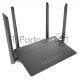 Роутер D-Link DIR-822/RU/E1A, Wireless AC1200 Dual-Band Router with 1 10/100Base-TX WAN port and 4 10/100Base-TX LAN ports.802.11b/g/n compatible, 802.11AC up to 866Mbps,1 10/100Base-TX WAN port, 4 10/100B