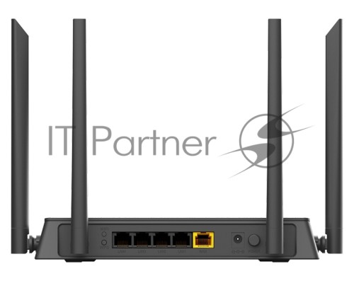 Роутер D-Link DIR-822/RU/E1A, Wireless AC1200 Dual-Band Router with 1 10/100Base-TX WAN port and 4 10/100Base-TX LAN ports.802.11b/g/n compatible, 802.11AC up to 866Mbps,1 10/100Base-TX WAN port, 4 10/100B