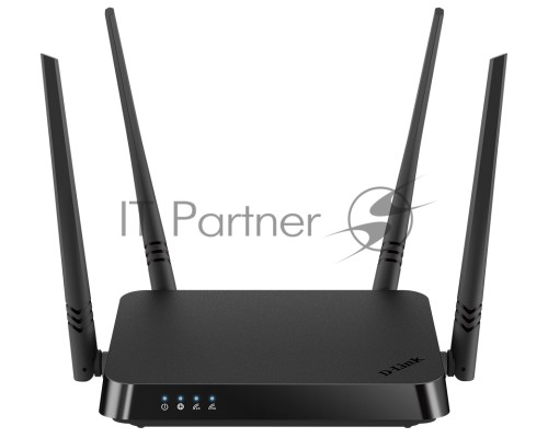 Роутер D-Link DIR-822/RU/E1A, Wireless AC1200 Dual-Band Router with 1 10/100Base-TX WAN port and 4 10/100Base-TX LAN ports.802.11b/g/n compatible, 802.11AC up to 866Mbps,1 10/100Base-TX WAN port, 4 10/100B