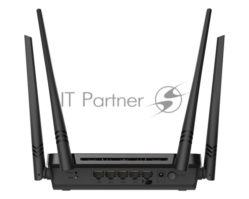 Роутер D-Link DIR-822/RU/E1A, Wireless AC1200 Dual-Band Router with 1 10/100Base-TX WAN port and 4 10/100Base-TX LAN ports.802.11b/g/n compatible, 802.11AC up to 866Mbps,1 10/100Base-TX WAN port, 4 10/100B