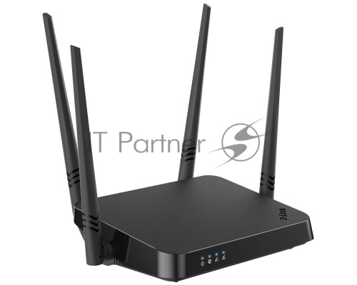 Роутер D-Link DIR-822/RU/E1A, Wireless AC1200 Dual-Band Router with 1 10/100Base-TX WAN port and 4 10/100Base-TX LAN ports.802.11b/g/n compatible, 802.11AC up to 866Mbps,1 10/100Base-TX WAN port, 4 10/100B