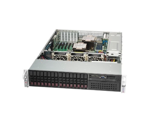 [Сервер] Supermicro SYS-221P-C9R Серверная платформа/ SERVER (X13DEI, CSE-213BTS-R1K23LPBP3-1) (2U, 2x LGA-4677, C741, 16 DIMM 4800MHz ECC DDR5 RDIMM, 4 PCIe 5.0 x16+1 PCIe 5.0 x8, 2x1GbE port(s),16x 2.5
