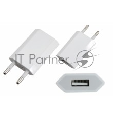 Сетевое зарядное устройство iPhone/iPod USB белое (СЗУ) (5 V, 1000 mA) REXANT