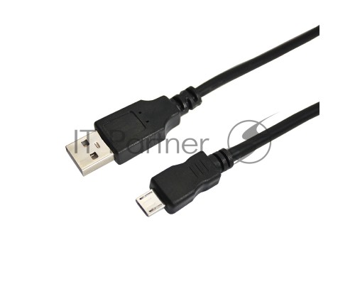 Кабель USB (шт. micro USB - шт.USB A) 3 метра, черный REXANT