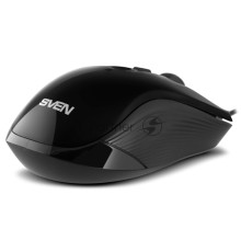 Мышь проводная SVEN RX-520S черный, 3200 dpi, USB, кнопки - 6