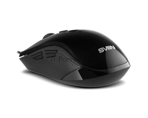Мышь проводная SVEN RX-520S черный, 3200 dpi, USB, кнопки - 6