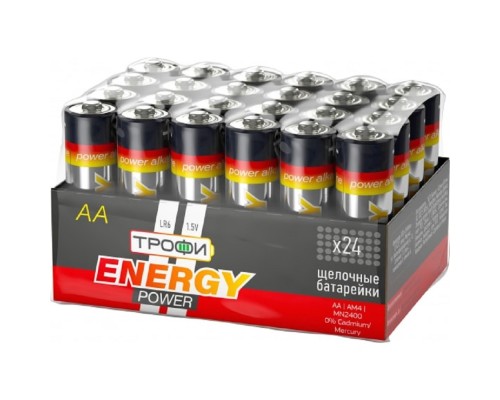 [Батарейка] Трофи LR6-24 Bulk Energy Power Alkaline (24/720/21600) (24 шт. в уп-ке)