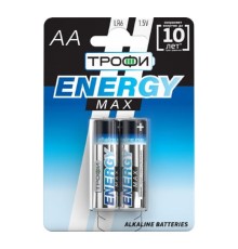 Трофи LR6-2Bl Energy Max Alkaline (40/320/15360) (2 шт. в уп-ке)