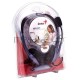 Проводная гарнитура Genius HS-04S (крепление - оголовье, накладные наушники, разъем mini jack 3.5 мм, фиксированное крепление микрофона.) Цвет сиреневый.