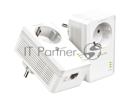 Сетевой адаптер TP-Link AV1000 Gigabit Passthrough Powerline Starter KitSPEED: 1000 Mbps PowerlineSPEC: Broadcom CPU, HomePlug AV2, 1+1 Gigabit PortFEATURE: Plug and Play, tpPLC Utility, Pair for More Security, Extra Power SocketKIT: 2× TL-PA7017P